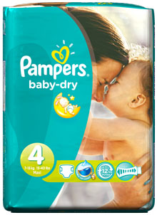 pampers babydry